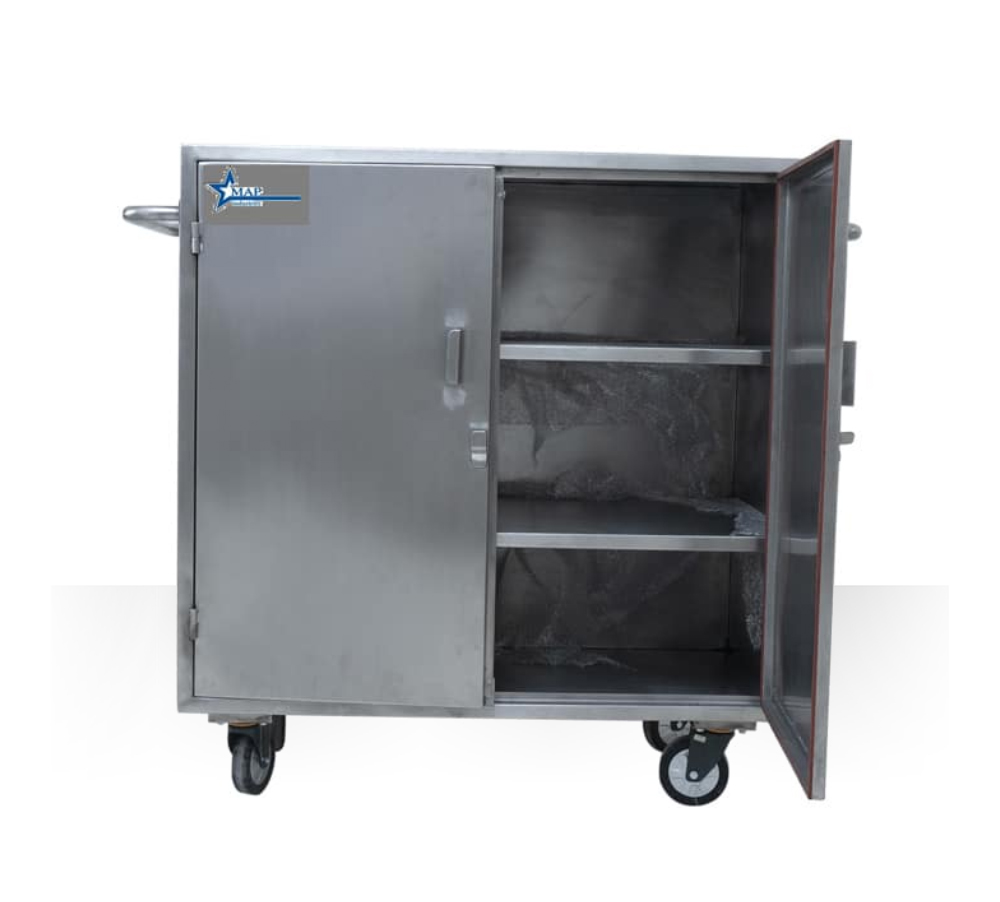 SS Wall Mounted Storage Racks - Map Industries SS Wall Mounted Storage Racks