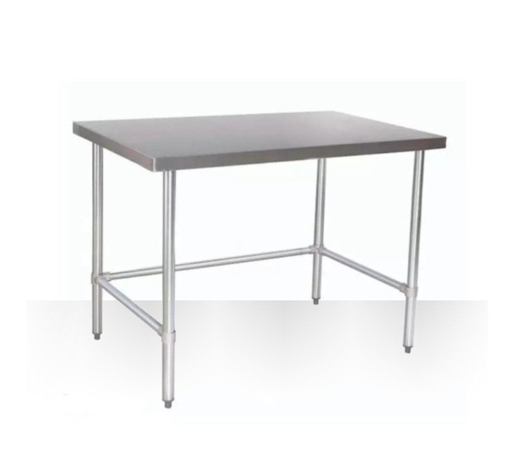 SS Working Table with Under Shelf and Drawer